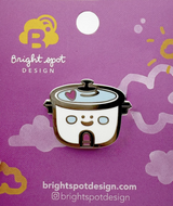 Enamel pins by Brightspot Design