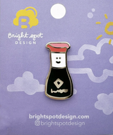 Enamel pins by Brightspot Design