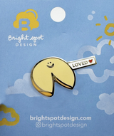 Enamel pins by Brightspot Design