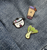 Enamel pins by Brightspot Design